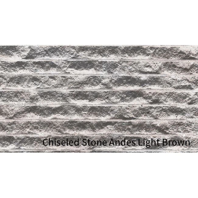 Econic Clay Tiles Chiseled Stone Andes Light Brown